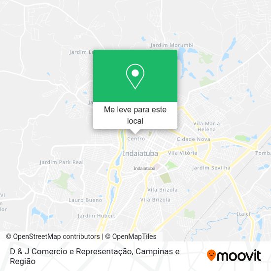 D & J Comercio e Representação mapa