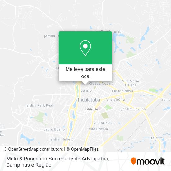 Melo & Possebon Sociedade de Advogados mapa