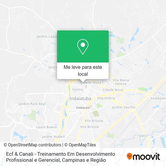Ecf & Canali - Treinamento Em Desenvolvimento Profissional e Gerencial mapa