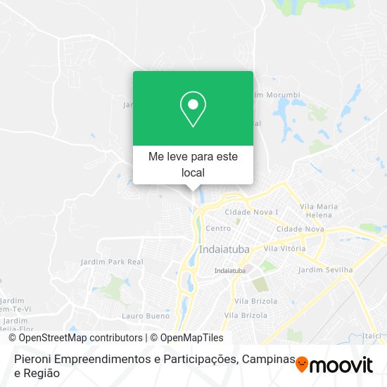 Pieroni Empreendimentos e Participações mapa