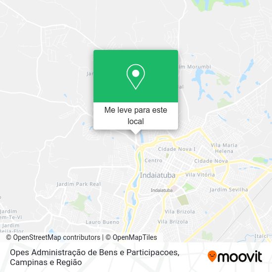 Opes Administração de Bens e Participacoes mapa