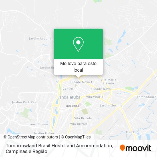 Tomorrowland Brasil Hostel and Accommodation mapa