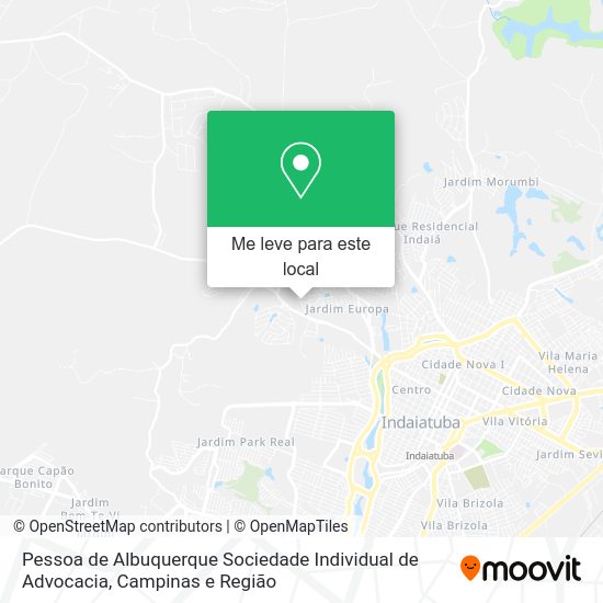 Pessoa de Albuquerque Sociedade Individual de Advocacia mapa