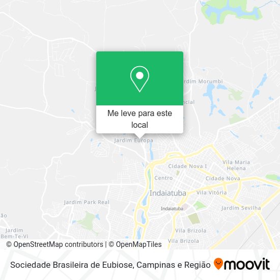 Sociedade Brasileira de Eubiose mapa
