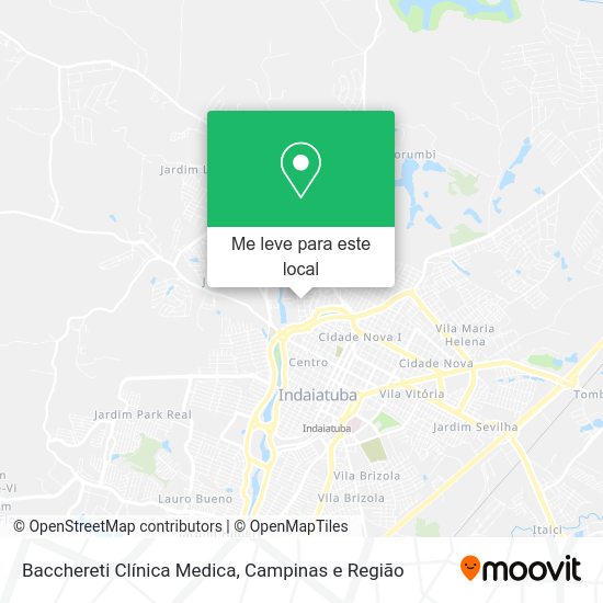 Bacchereti Clínica Medica mapa