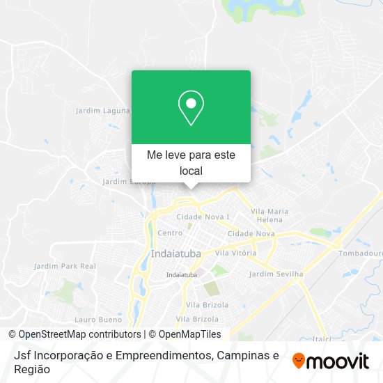 Jsf Incorporação e Empreendimentos mapa