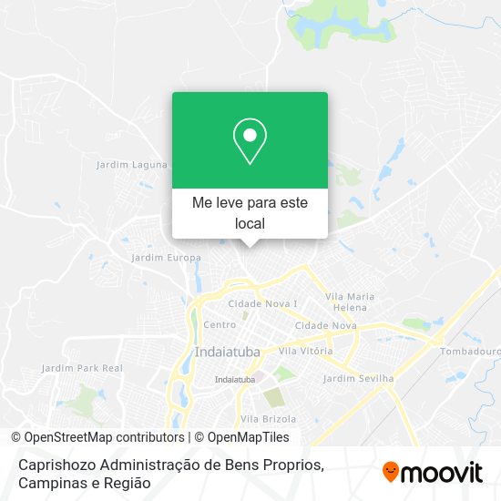 Caprishozo Administração de Bens Proprios mapa