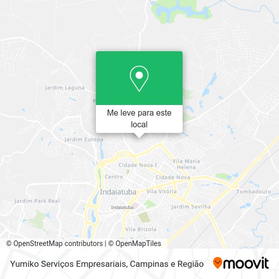 Yumiko Serviços Empresariais mapa