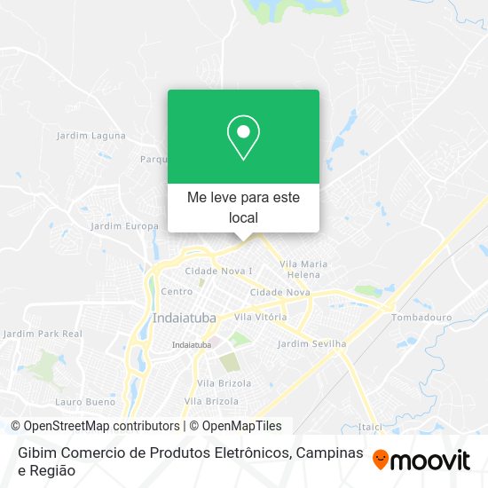 Gibim Comercio de Produtos Eletrônicos mapa
