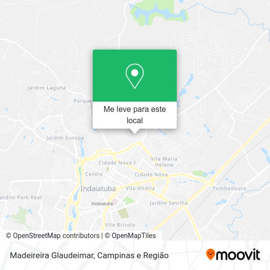Madeireira Glaudeimar mapa