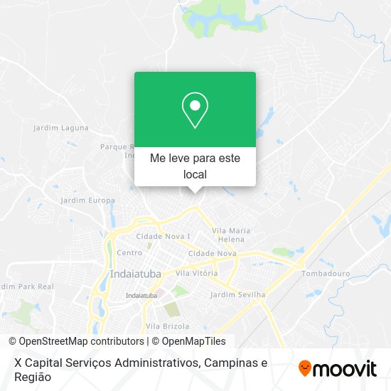 X Capital Serviços Administrativos mapa