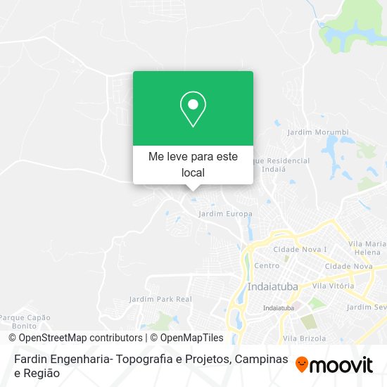 Fardin Engenharia- Topografia e Projetos mapa