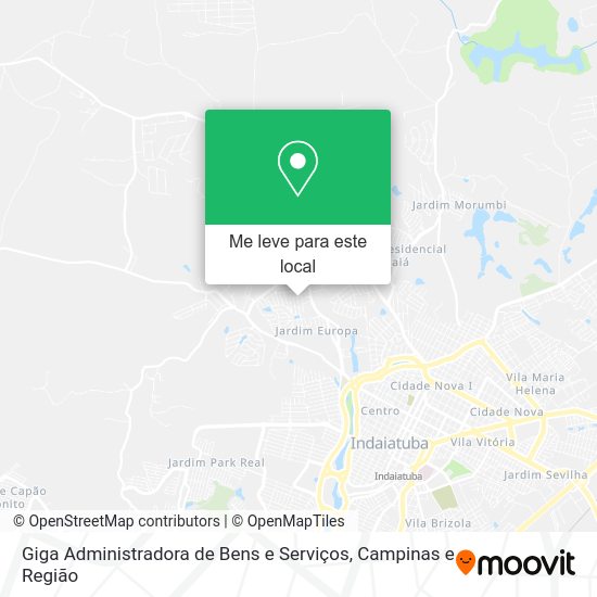 Giga Administradora de Bens e Serviços mapa