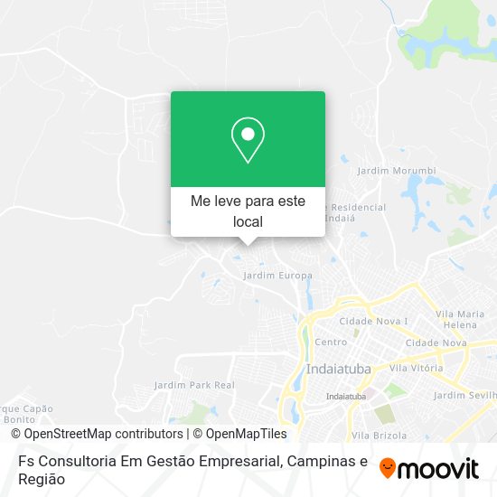Fs Consultoria Em Gestão Empresarial mapa