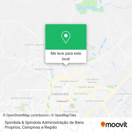 Spindola & Spindola Administração de Bens Proprios mapa