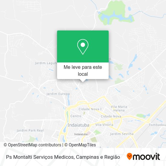 Ps Montalti Serviços Medicos mapa