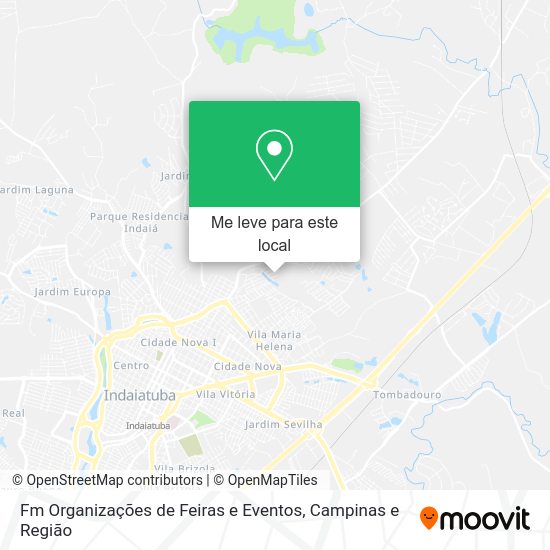 Fm Organizações de Feiras e Eventos mapa