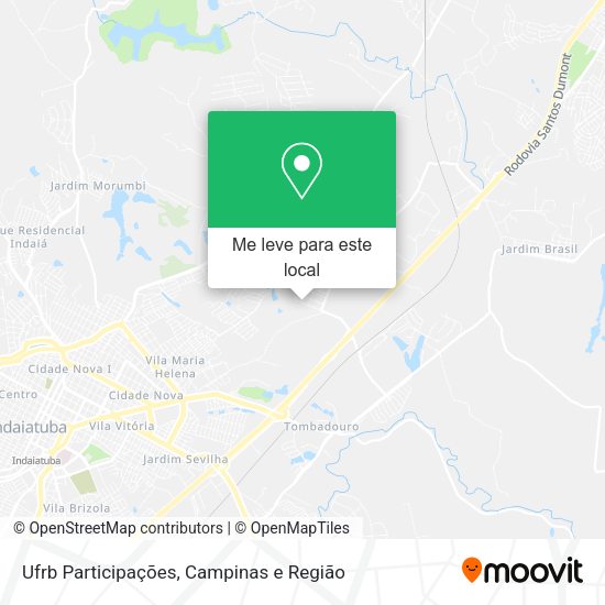 Ufrb Participações mapa
