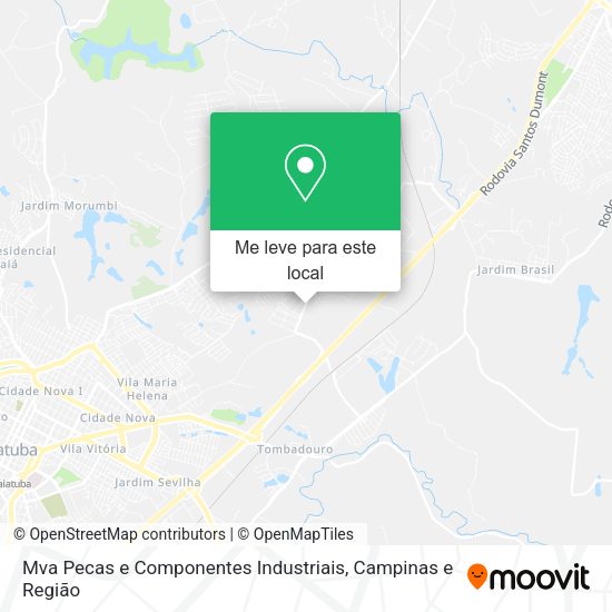 Mva Pecas e Componentes Industriais mapa
