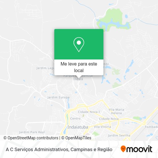 A C Serviços Administrativos mapa
