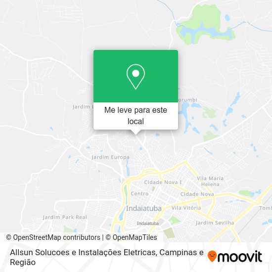 Allsun Solucoes e Instalações Eletricas mapa