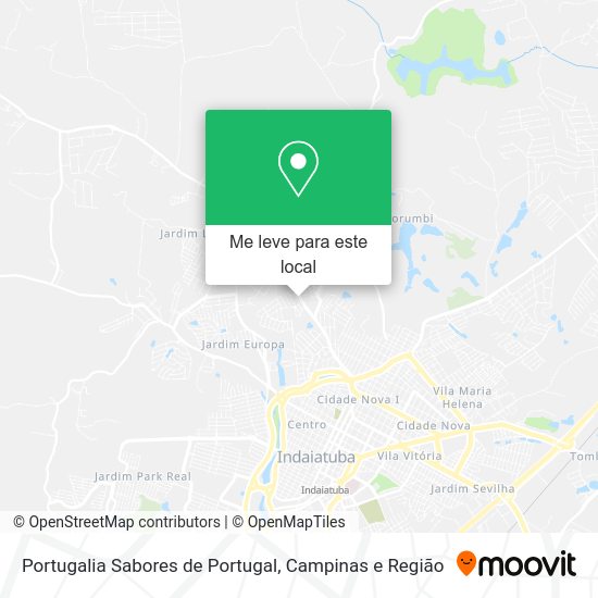 Portugalia Sabores de Portugal mapa