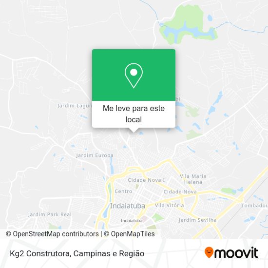 Kg2 Construtora mapa