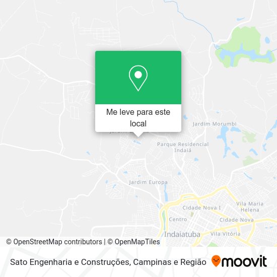 Sato Engenharia e Construções mapa