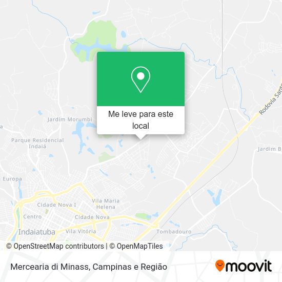 Mercearia di Minass mapa