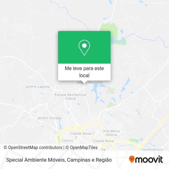 Special Ambiente Móveis mapa
