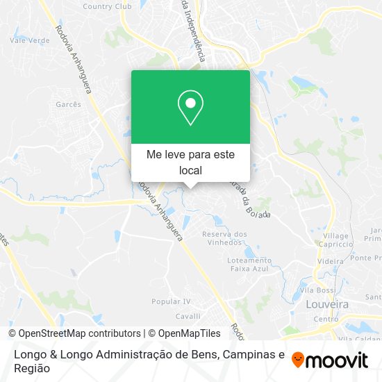 Longo & Longo Administração de Bens mapa