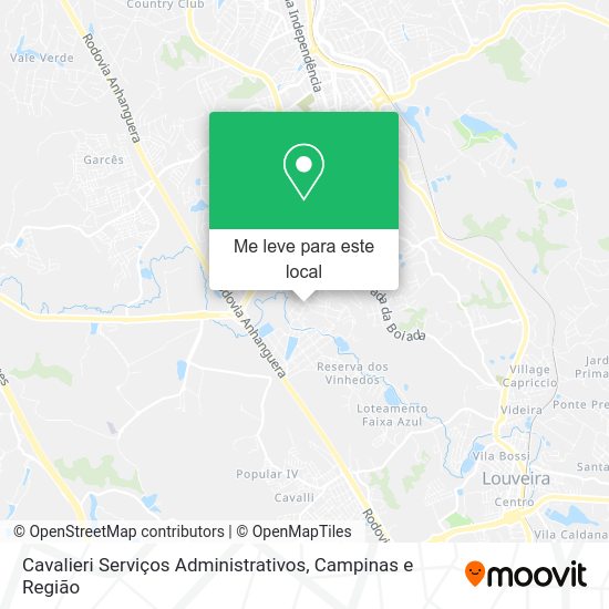 Cavalieri Serviços Administrativos mapa