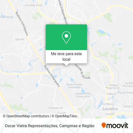 Oscar Vieira Representações mapa