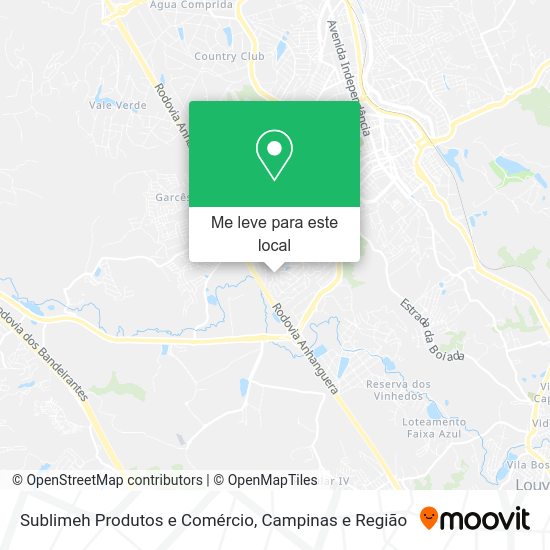 Sublimeh Produtos e Comércio mapa
