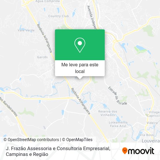 J. Frazão Assessoria e Consultoria Empresarial mapa