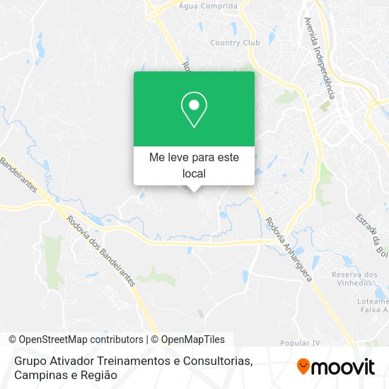 Grupo Ativador Treinamentos e Consultorias mapa
