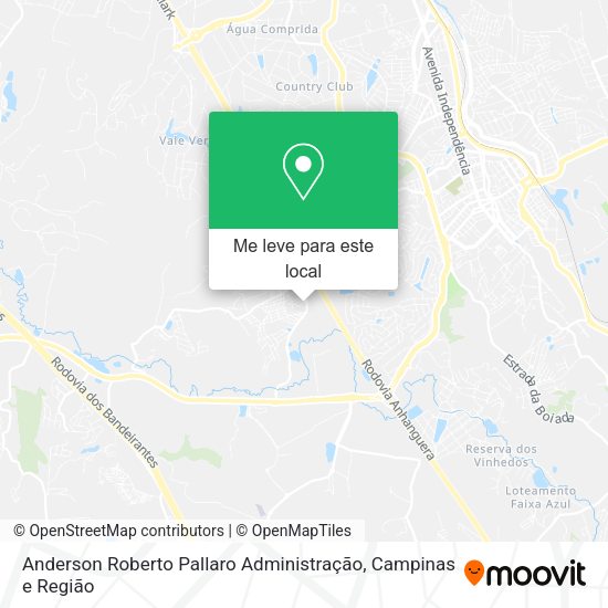 Anderson Roberto Pallaro Administração mapa