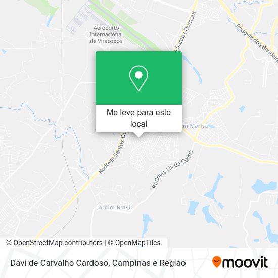 Davi de Carvalho Cardoso mapa