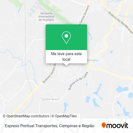 Express Pontual Transportes mapa