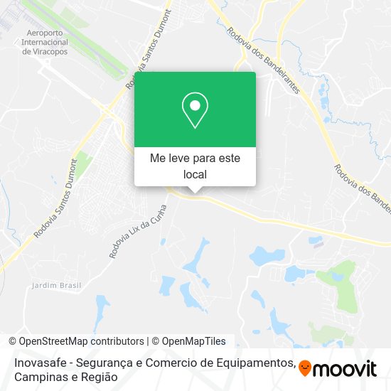 Inovasafe - Segurança e Comercio de Equipamentos mapa