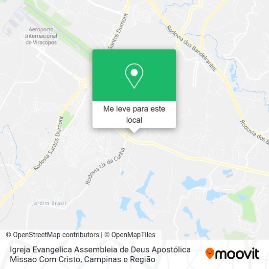 Igreja Evangelica Assembleia de Deus Apostólica Missao Com Cristo mapa