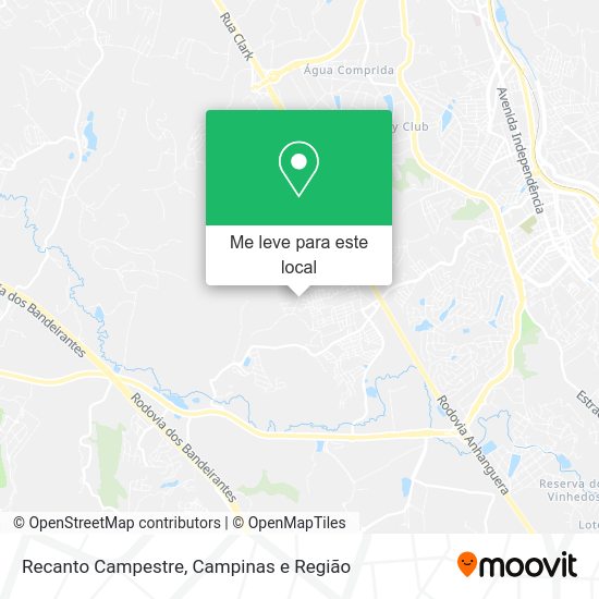 Recanto Campestre mapa