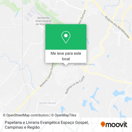 Papelaria e Livraria Evangélica Espaço Gospel mapa