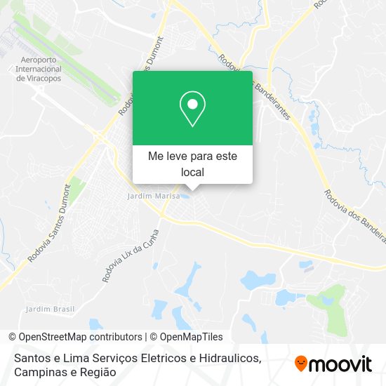 Santos e Lima Serviços Eletricos e Hidraulicos mapa
