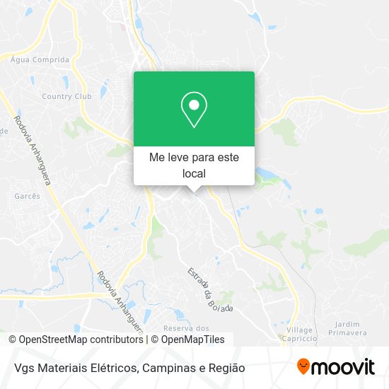 Vgs Materiais Elétricos mapa