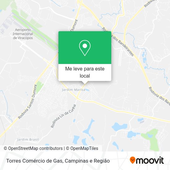 Torres Comércio de Gas mapa