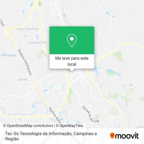 Tec Gs Tecnologia da Informação mapa