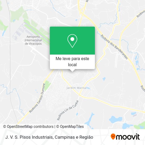 J. V. S. Pisos Industriais mapa