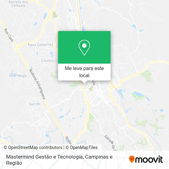 Mastermind Gestão e Tecnologia mapa