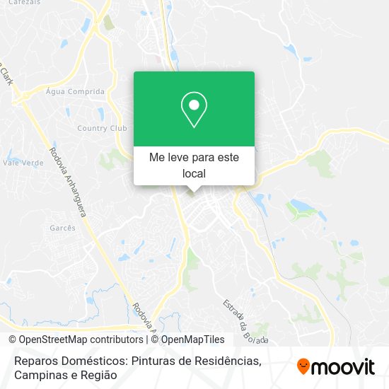 Reparos Domésticos: Pinturas de Residências mapa